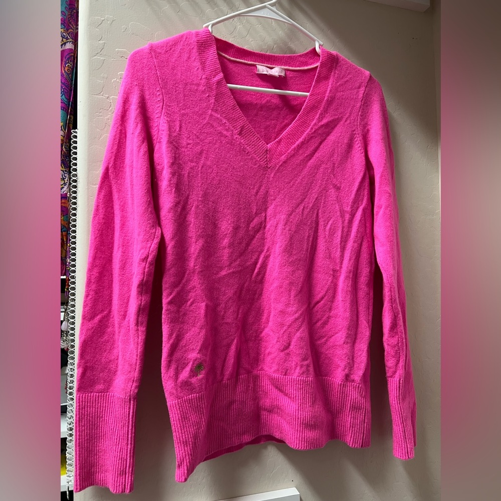 Lilly Pulitzer Cashmere XS V-Neck Sweater